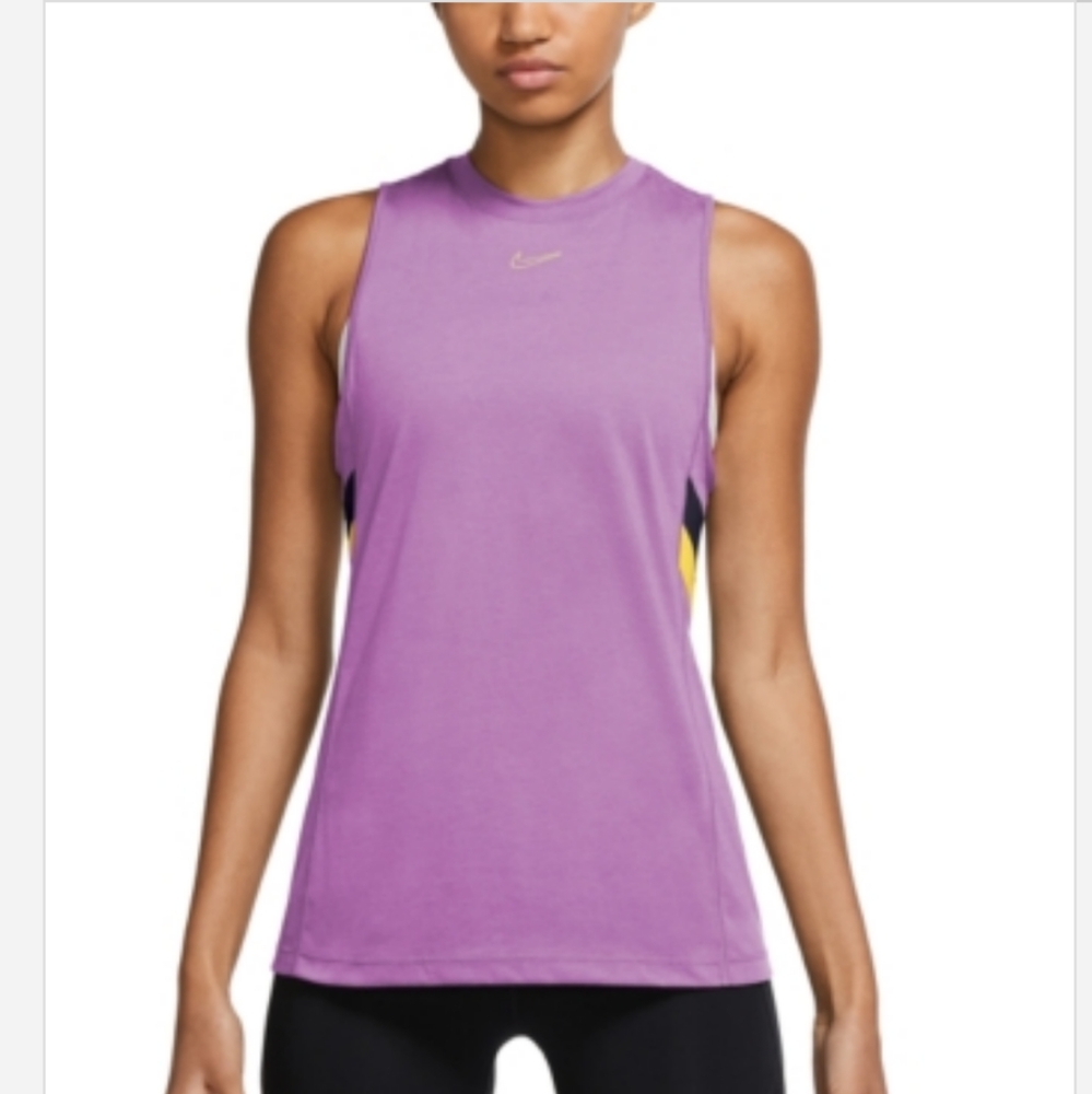 Nike Plus Size Dri-fit Colorblocked-Stripe Training Tank Top - Size - 1X